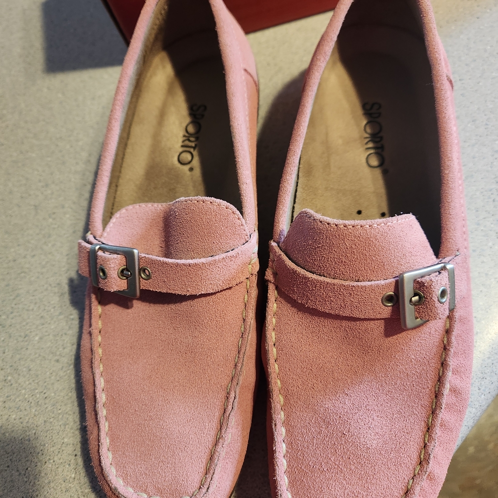 Sporto Pink Suede Women's Loafers